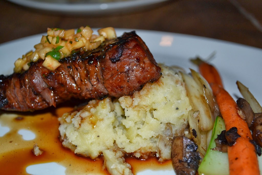 steak and mashed potatoes in maui