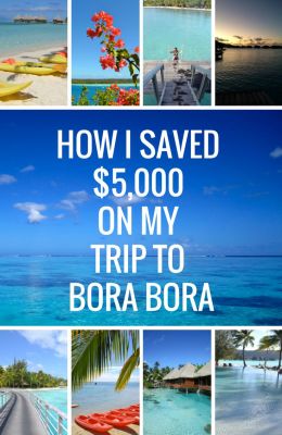 how to save money in bora bora