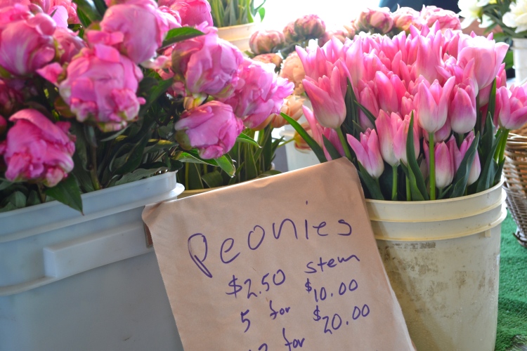 peonies pike place seattle