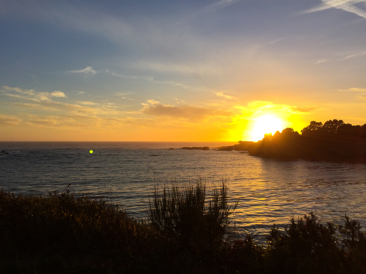 mendocino california sunset