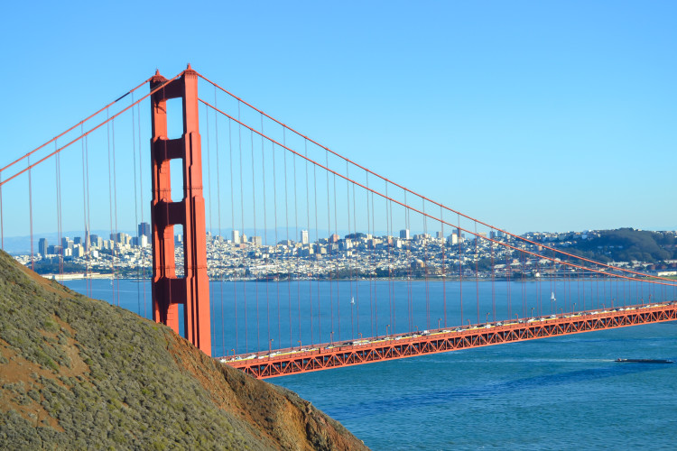 Battery Spencer viewpoint -- the best view of the Golden Gate Bridge in San Francisco!