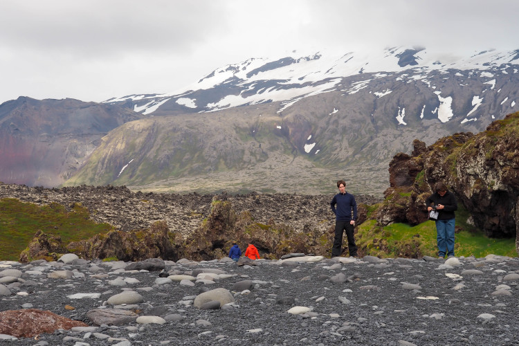 Stops on the Snaefellsness Peninsula Iceland: Djúpalónssandur Black Pebbled Beach 