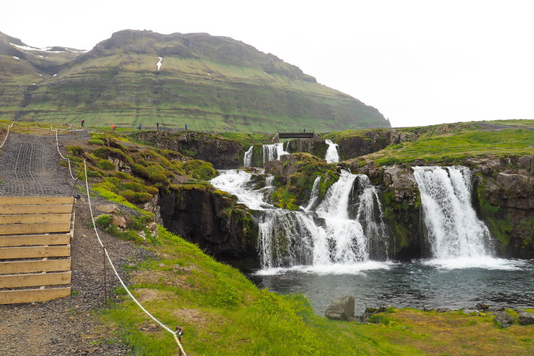 Stops on the Snaefellsness Peninsula Iceland: Kirkjufell and Kirkjufellsfoss 