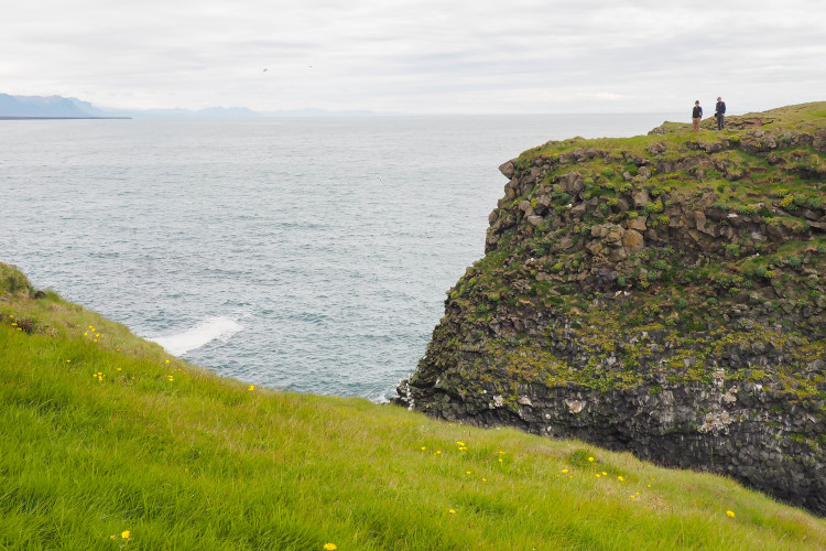 Stops on the Snaefellsness Peninsula Iceland: Arnarstapi Fishing Village