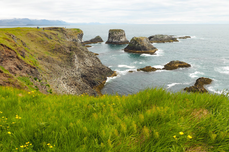 Stops on the Snaefellsness Peninsula Iceland: Arnarstapi Fishing Village