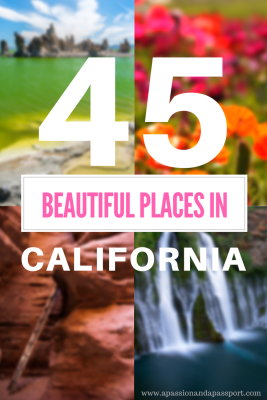50 Most Beautiful Places to Visit in California >> instant itinerary inspiration!