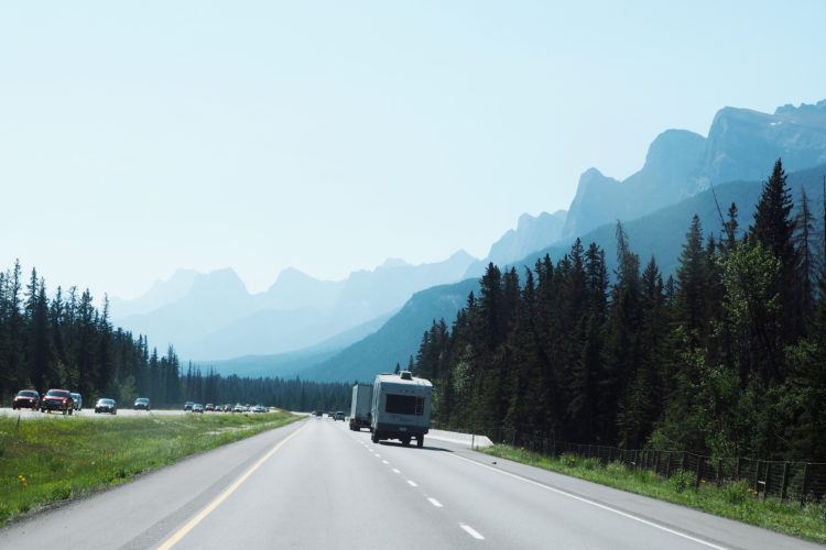 canadian rockies road trip map