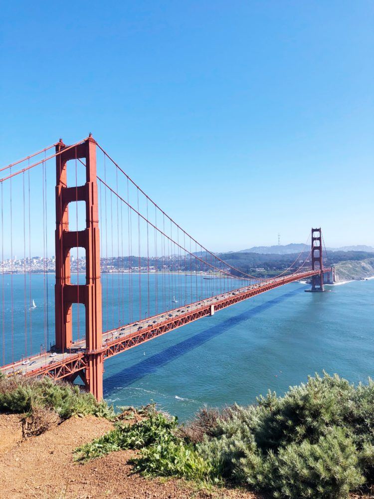 Battery Spencer viewpoint -- the best view of the Golden Gate Bridge in San Francisco!