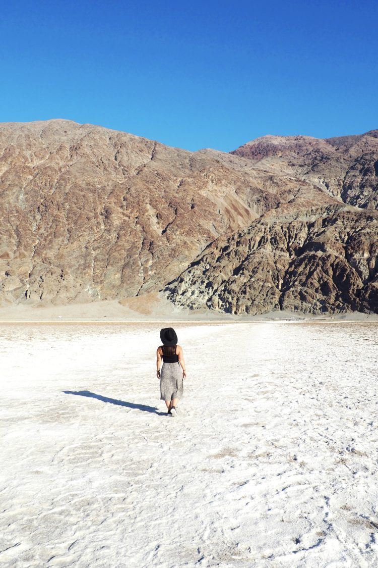 Looking for information on the salt flats in Death Valley?! This post will answer all your questions and more about the lowest point in America: Badwater Basin!