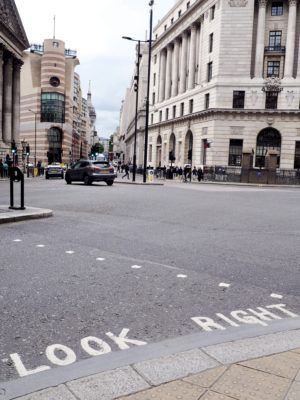 One day in London itinerary -- crosswalk
