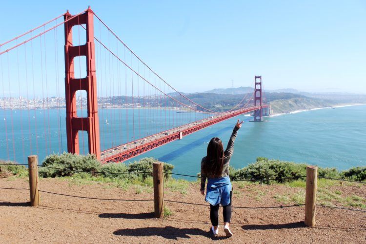 Battery Spencer viewpoint -- the best view of the Golden Gate Bridge in San Francisco!