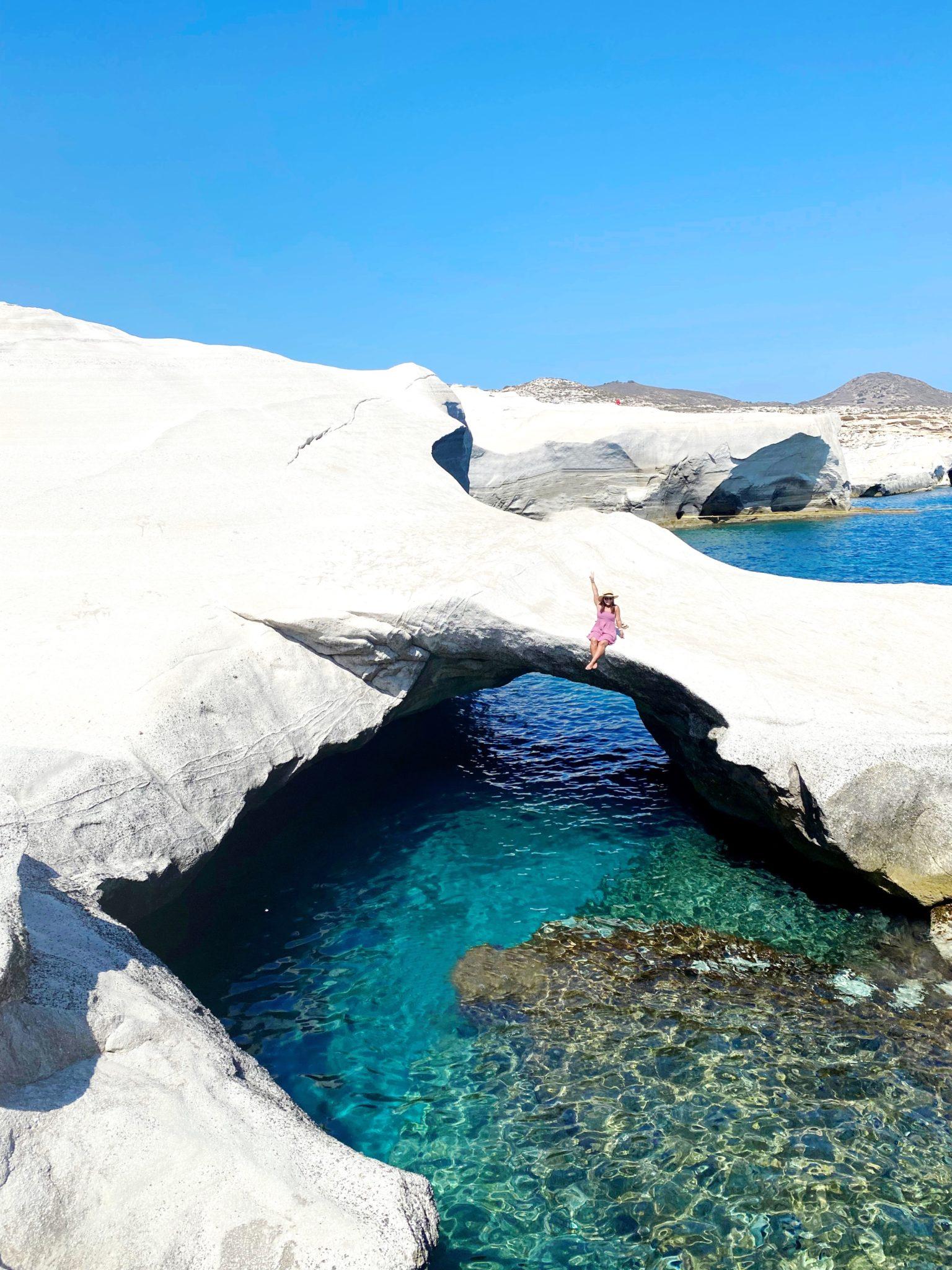 Everything You Need To Know About Sarakiniko Beach In Milos Greece