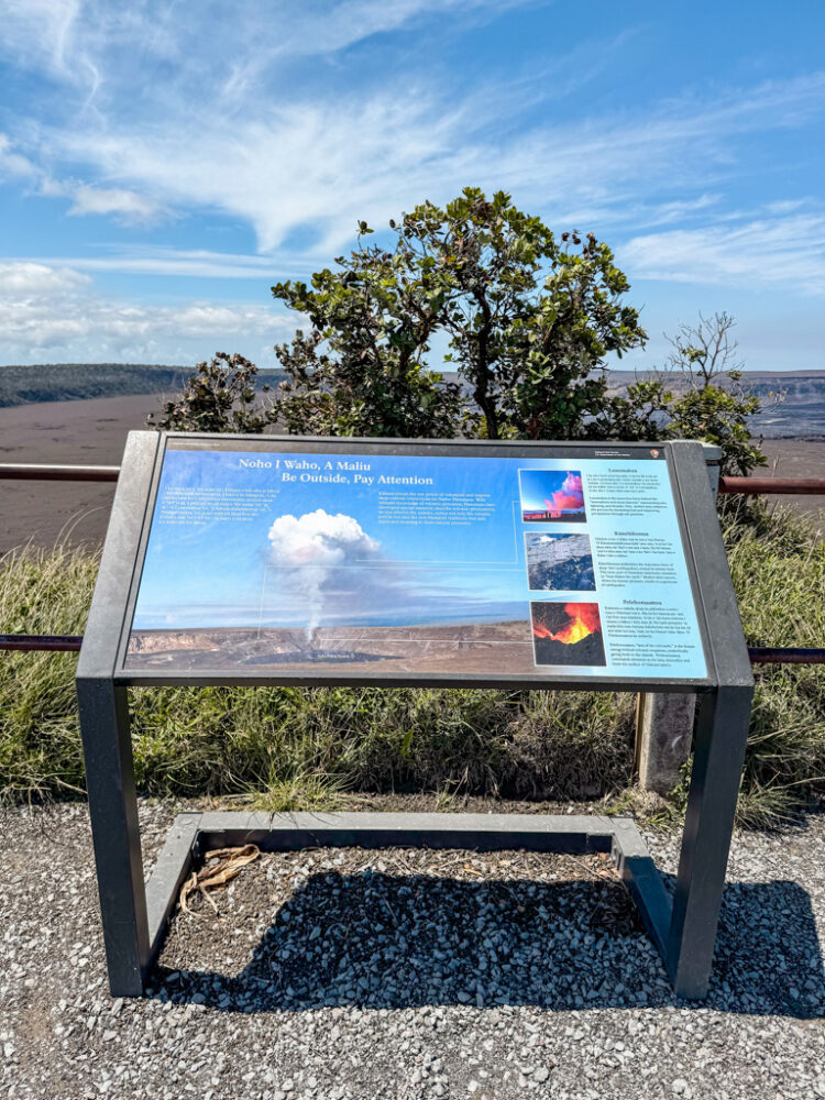 one day in Hawaii Volcanoes National Park